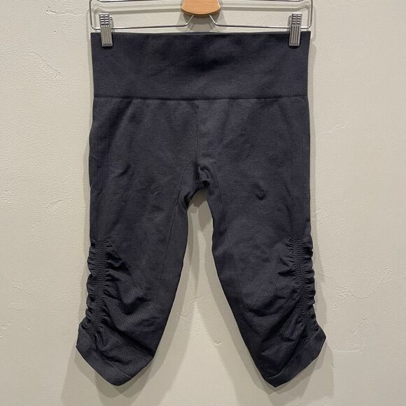 Lululemon In The Flow Crop Legging Dark Charcoal Grey - Picture 2 of 10